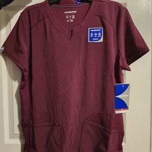 Scrubstar Burgandy Set